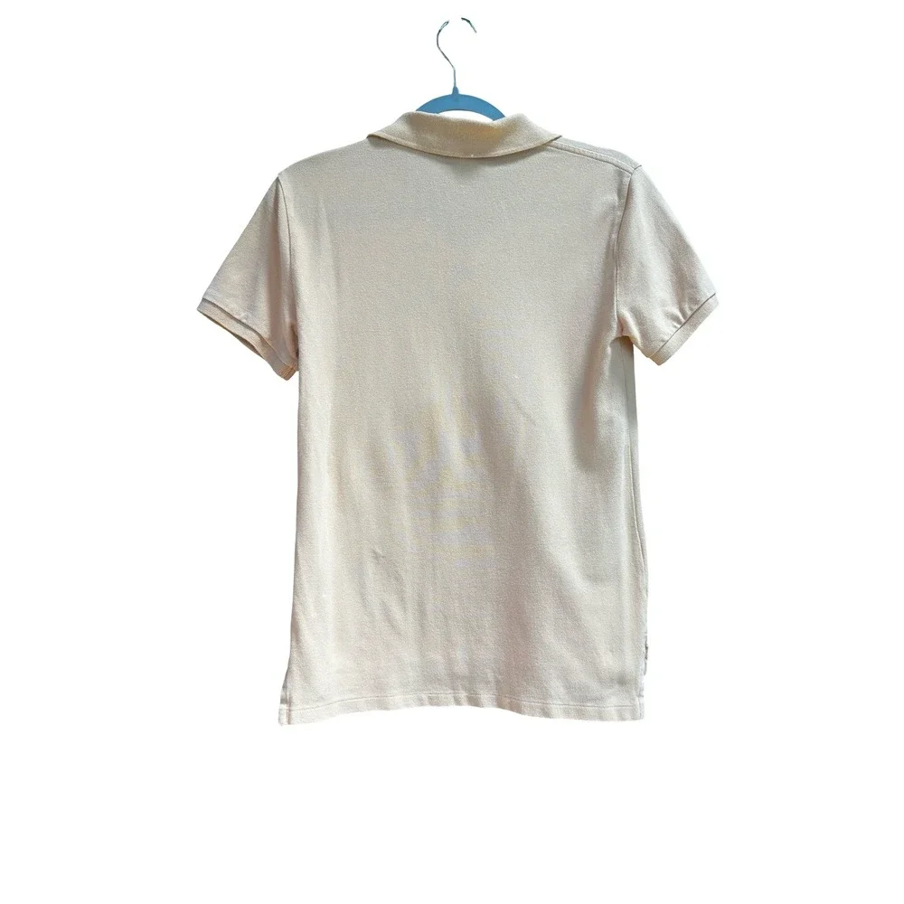 Polo Ralph Lauren Kids Boys Peach Orange Short Sleeve Cotton Pique Shirt L 14-16